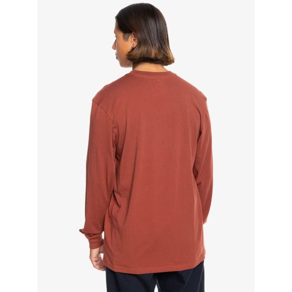 Quiksilver Ανδρικό Μακρυμάνικο T-Shirt EQYZT07909-CQN0 Henna - Mακρυμάνικες στο Bodyman