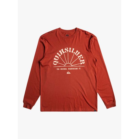 Quiksilver Ανδρικό Μακρυμάνικο T-Shirt EQYZT07909-CQN0 Henna - Mακρυμάνικες στο Bodyman