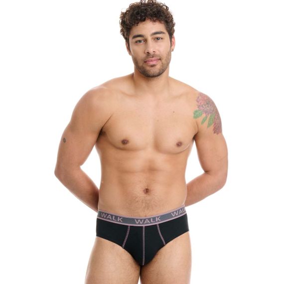 Walk Ανδρικά Slip 2Pack W1757-0202 Black ωωωω - Slip στο Bodyman