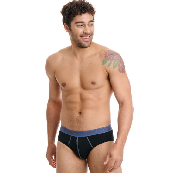 Walk Ανδρικά Slip 2Pack W1757-0202 Black ωωωω - Slip στο Bodyman