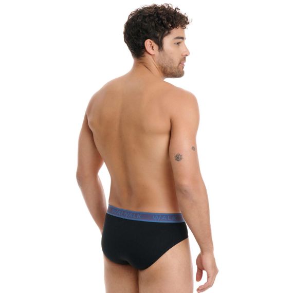 Walk Ανδρικά Slip 2Pack W1757-0202 Black ωωωω - Slip στο Bodyman