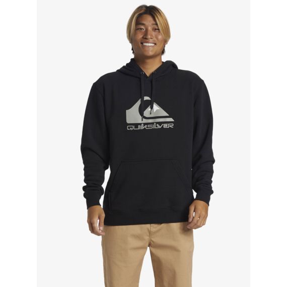 Quiksilver Ανδρικό Φούτερ AQYFT03356-KVJ0 Big Logo Black - Φούτερ Κουκούλα  στο Bodyman