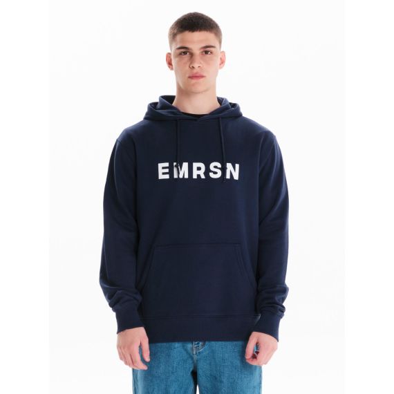 Emerson Ανδρικό Φούτερ Με Κουκούλα 242.EM20.02 Blue - Φούτερ Κουκούλα  στο Bodyman
