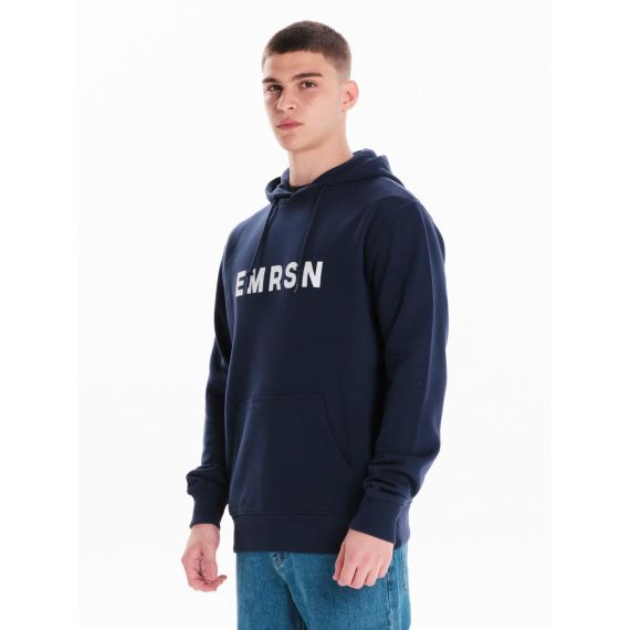 Emerson Ανδρικό Φούτερ Με Κουκούλα 242.EM20.02 Blue - Φούτερ Κουκούλα  στο Bodyman