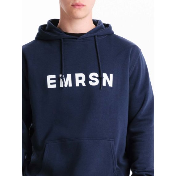 Emerson Ανδρικό Φούτερ Με Κουκούλα 242.EM20.02 Blue - Φούτερ Κουκούλα  στο Bodyman