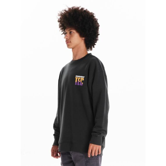 Emerson Ανδρικό Φούτερ Crew Neck 242.EM20.14 Forest - Φούτερ χωρίς κουκούλα  στο Bodyman