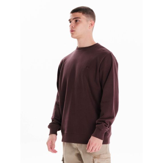 Emerson Ανδρικό Φούτερ Crew Neck 242.EM20.97 Plum - Φούτερ χωρίς κουκούλα  στο Bodyman