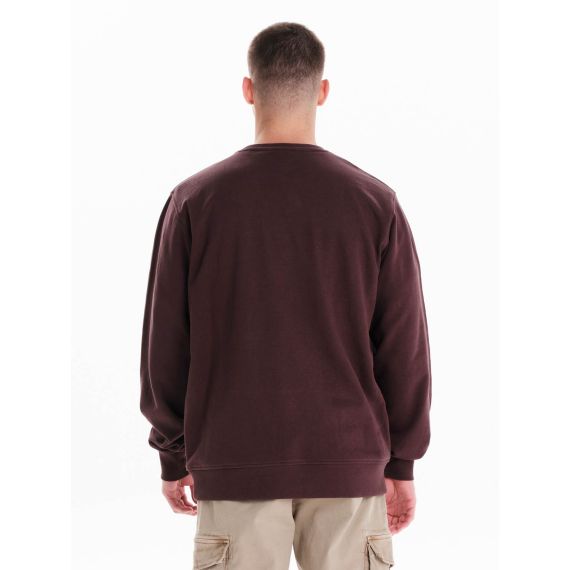 Emerson Ανδρικό Φούτερ Crew Neck 242.EM20.97 Plum - Φούτερ χωρίς κουκούλα  στο Bodyman
