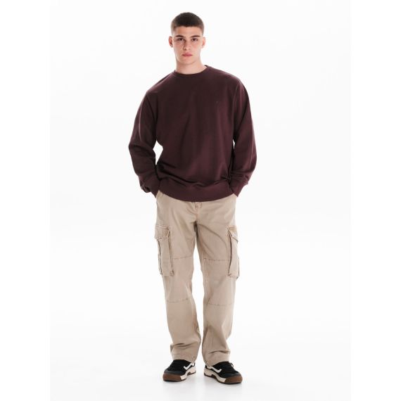 Emerson Ανδρικό Φούτερ Crew Neck 242.EM20.97 Plum - Φούτερ χωρίς κουκούλα  στο Bodyman