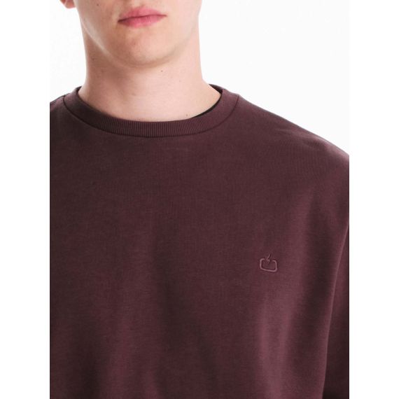 Emerson Ανδρικό Φούτερ Crew Neck 242.EM20.97 Plum - Φούτερ χωρίς κουκούλα  στο Bodyman