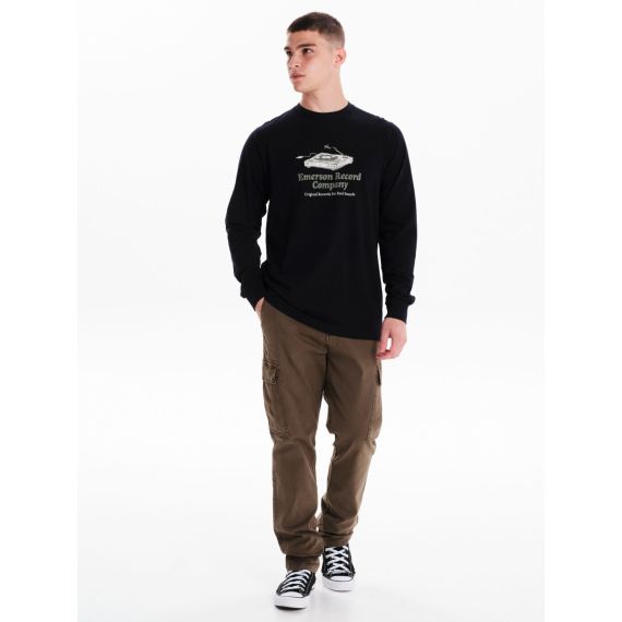 Emerson Ανδρική Μακρυμάνικη Μπλούζα 242.EM31.22 Navy Blue - Mακρυμάνικες στο Bodyman