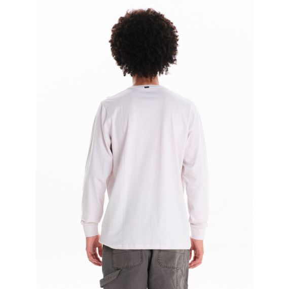 Emerson Ανδρική Μακρυμάνικη Μπλούζα 242.EM31.31 Off White - Mακρυμάνικες στο Bodyman