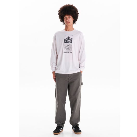 Emerson Ανδρική Μακρυμάνικη Μπλούζα 242.EM31.31 Off White - Mακρυμάνικες στο Bodyman