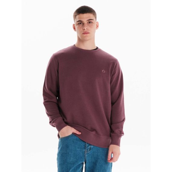 Emerson Ανδρικό Φούτερ Crew Neck 242.EM20.97 Dusty Mauve - Φούτερ χωρίς κουκούλα  στο Bodyman