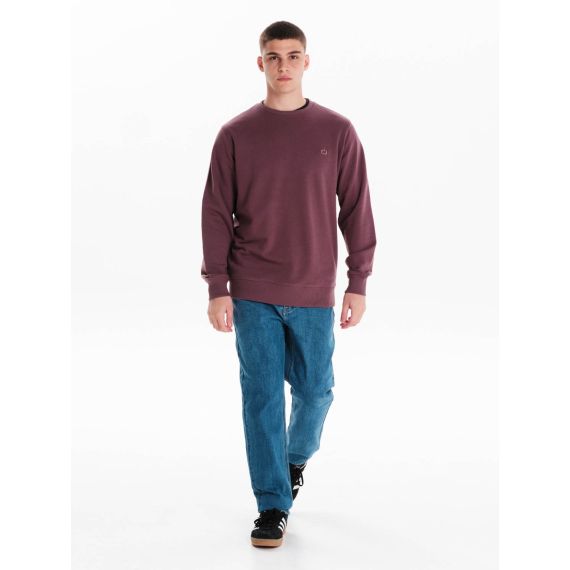 Emerson Ανδρικό Φούτερ Crew Neck 242.EM20.97 Dusty Mauve - Φούτερ χωρίς κουκούλα  στο Bodyman