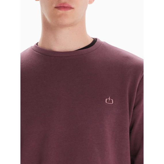 Emerson Ανδρικό Φούτερ Crew Neck 242.EM20.97 Dusty Mauve - Φούτερ χωρίς κουκούλα  στο Bodyman
