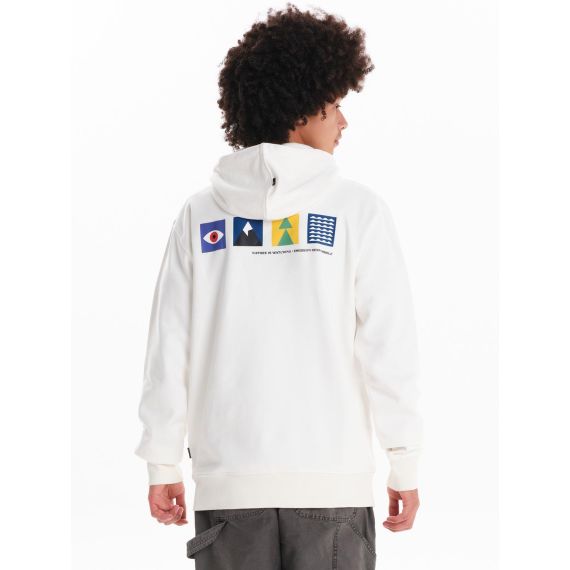 Emerson Ανδρικό Φούτερ Με Κουκούλα 242.EM20.18 Off White - Φούτερ Κουκούλα  στο Bodyman