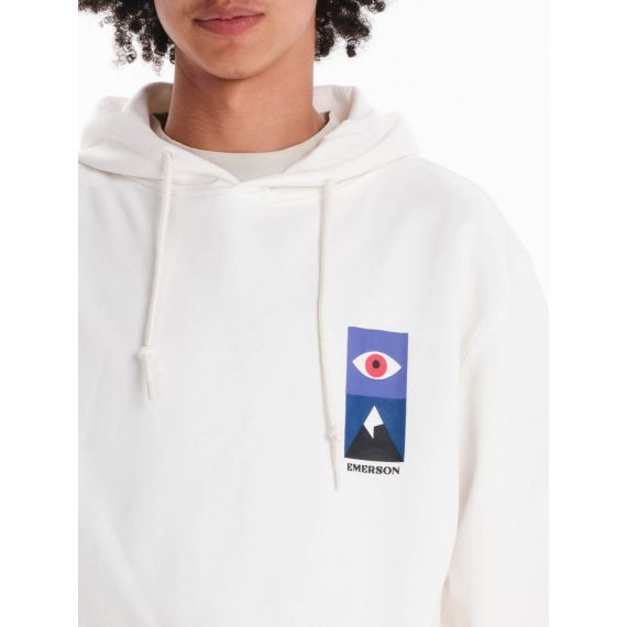 Emerson Ανδρικό Φούτερ Με Κουκούλα 242.EM20.18 Off White - Φούτερ Κουκούλα  στο Bodyman