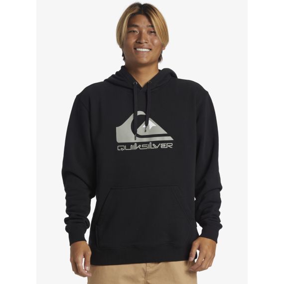 Quiksilver Ανδρικό Φούτερ AQYFT03356-KVJ0 Big Logo Black - Φούτερ Κουκούλα  στο Bodyman