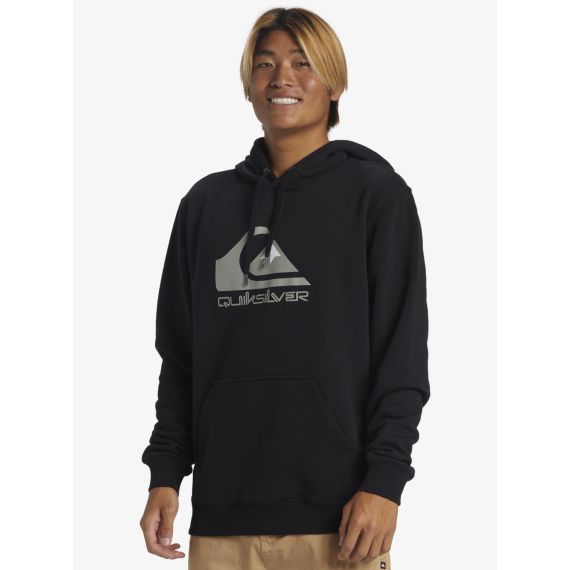 Quiksilver Ανδρικό Φούτερ AQYFT03356-KVJ0 Big Logo Black - Φούτερ Κουκούλα  στο Bodyman