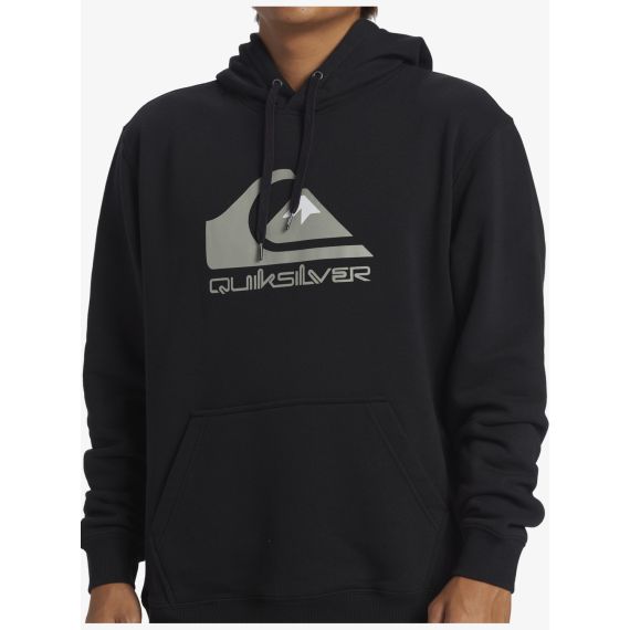 Quiksilver Ανδρικό Φούτερ AQYFT03356-KVJ0 Big Logo Black - Φούτερ Κουκούλα  στο Bodyman