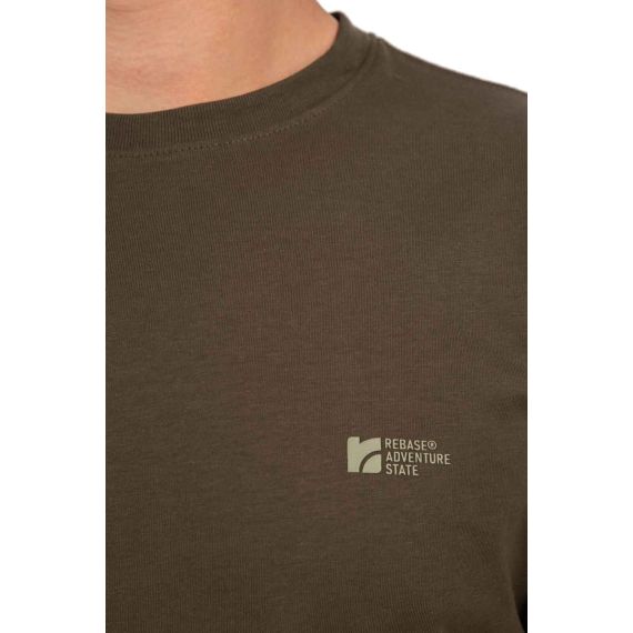 Rebase Ανδρικό Μακρυμάνικο T-Shirt 242RTS-9000 Khaki - Mακρυμάνικες στο Bodyman