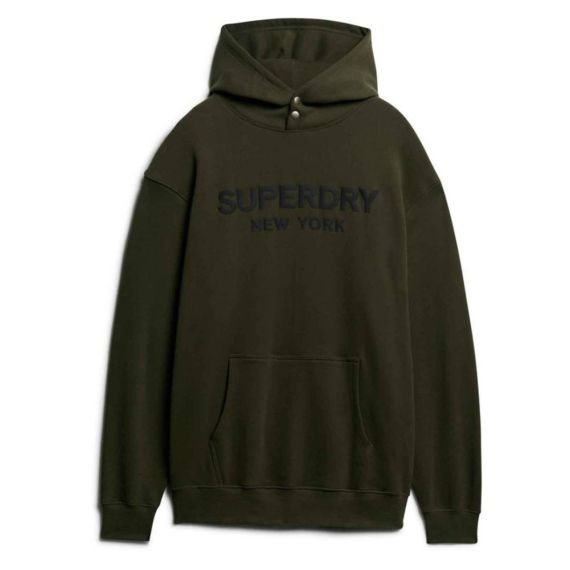 Superdry Ανδρικό Φούτερ Loose M2013726A-ZC3 Luxury Sport Army Khaki - Φούτερ Κουκούλα  στο Bodyman