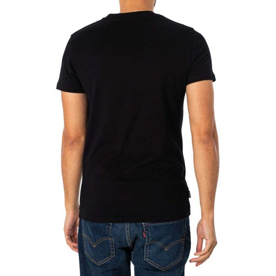 Superdry Ανδρικό T-Shirt M1011245A-A0C Essential Logo EMB Black - T-Shirt  στο Bodyman