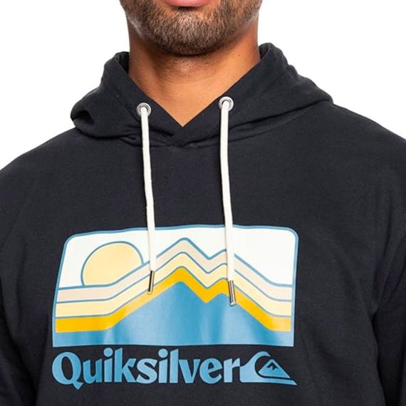 Quiksilver Ανδρικό Φούτερ EQYSF03153-KVJ0 Gradient Mountains Black - Φούτερ Κουκούλα  στο Bodyman