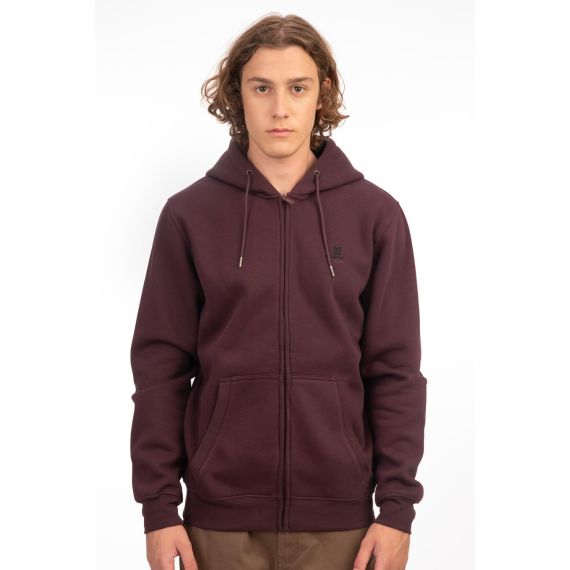 Rebase Ανδρική Ζακέτα Φούτερ 242RTOP-1000 Aubergine - Ζακέτες στο Bodyman