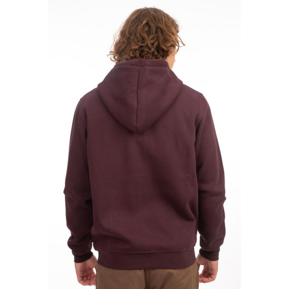 Rebase Ανδρική Ζακέτα Φούτερ 242RTOP-1000 Aubergine - Ζακέτες στο Bodyman