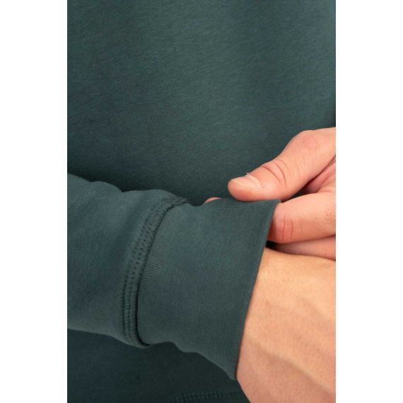 Rebase Ανδρικό Φούτερ Crew Neck 242RTOP-1005 Deep Teal - Φούτερ χωρίς κουκούλα  στο Bodyman
