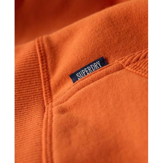 Superdry Hood M2013110A-9RF Essential Logo Brown - Φούτερ Κουκούλα  στο Bodyman