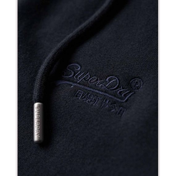 Superdry Ανδρική Ζακέτα Φούτερ M2013116A-98T Essential Logo Navy - Ζακέτες στο Bodyman
