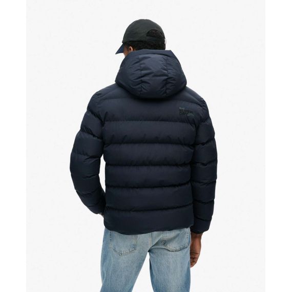 Superdry Ανδρικό Μπουφάν Puffer M5011905A-98T Navy - Μπουφάν στο Bodyman