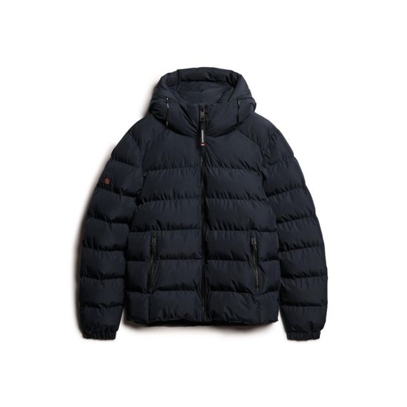 Superdry Ανδρικό Μπουφάν Puffer M5011905A-98T Navy - Μπουφάν στο Bodyman