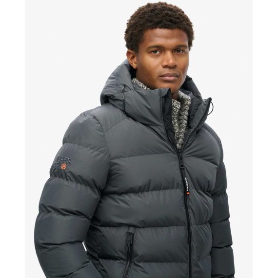 Superdry Ανδρικό Μπουφάν Puffer M5011905A-PIJ Ebony - Μπουφάν στο Bodyman