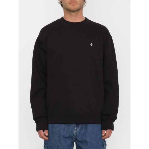 Volcom Ανδρικό Φούτερ Crew Neck A4612402-BLK Single Stone Black - Φούτερ χωρίς κουκούλα  στο Bodyman