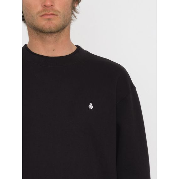 Volcom Ανδρικό Φούτερ Crew Neck A4612402-BLK Single Stone Black - Φούτερ χωρίς κουκούλα  στο Bodyman