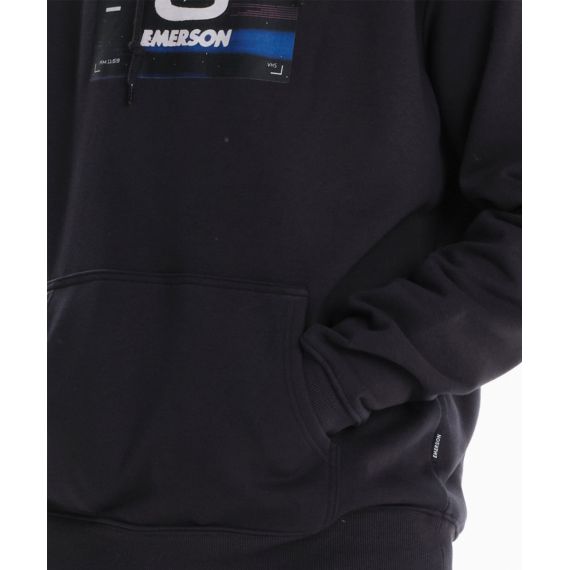 Emerson Ανδρικό Φούτερ Με Κουκούλα 242.EM20.10 Off Black - Φούτερ Κουκούλα  στο Bodyman