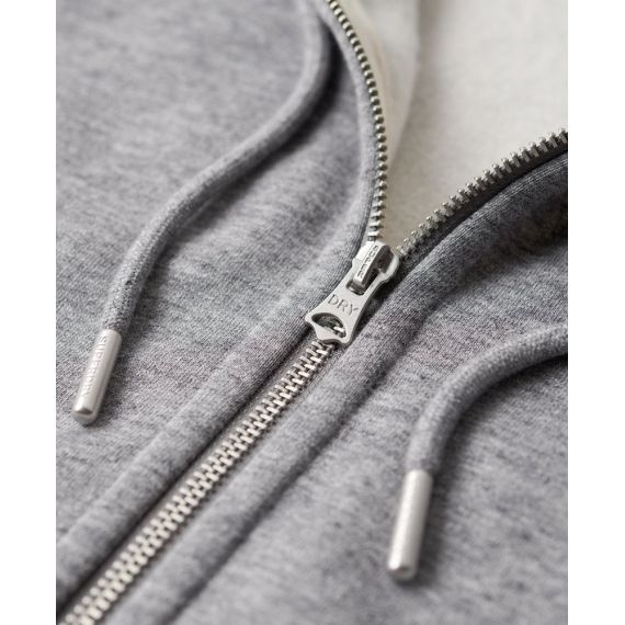 Superdry Ανδρική Ζακέτα Φούτερ M2013116A-9QW Essential Logo Dark Grey - Ζακέτες στο Bodyman