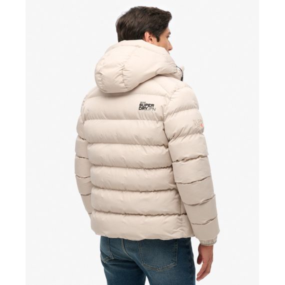 Superdry Ανδρικό Μπουφάν Puffer M5011905A-7M0 Chateau Grey - Μπουφάν στο Bodyman
