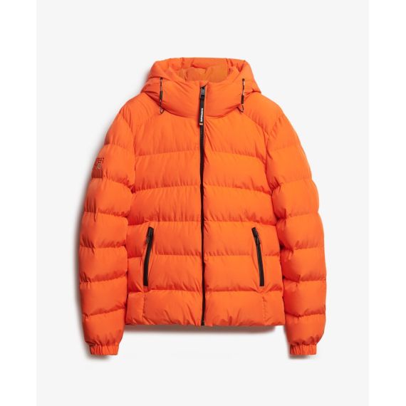 Superdry Ανδρικό Μπουφάν Puffer M5011905A-WZT Orange - Μπουφάν στο Bodyman