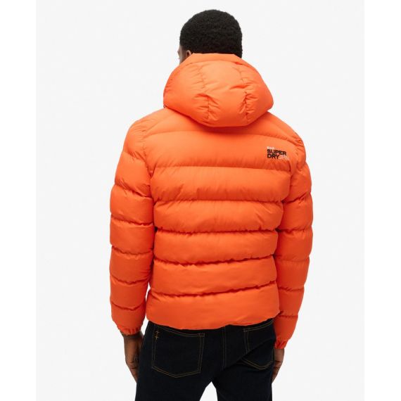 Superdry Ανδρικό Μπουφάν Puffer M5011905A-WZT Orange - Μπουφάν στο Bodyman