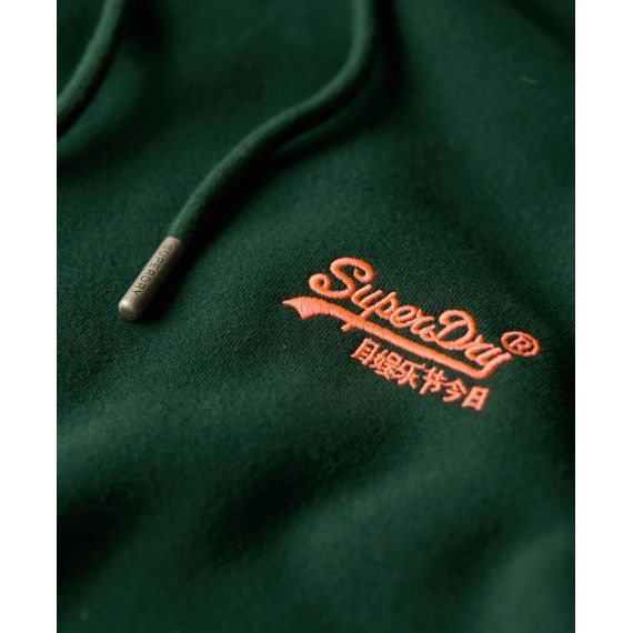 Superdry Ανδρικό Φούτερ Hood M2013110A-27E Essential Logo Green - Φούτερ Κουκούλα  στο Bodyman