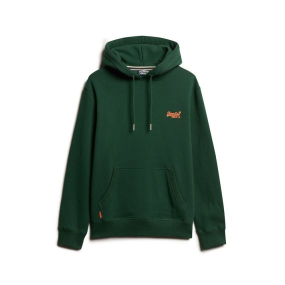 Superdry Ανδρικό Φούτερ Hood M2013110A-27E Essential Logo Green - Φούτερ Κουκούλα  στο Bodyman