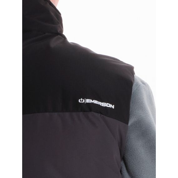 Emerson Ανδρικό Μπουφάν Αμάνικο 242.EM10.78 Ebony Black - Μπουφάν στο Bodyman
