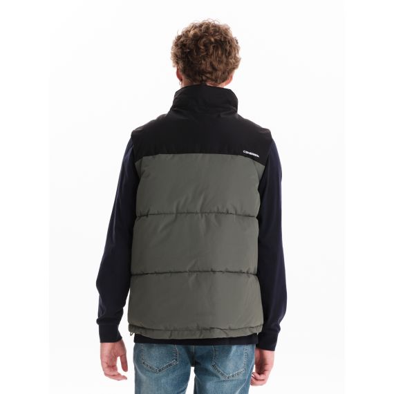 Emerson Ανδρικό Μπουφάν Αμάνικο 242.EM10.78 Olive Black - Μπουφάν στο Bodyman