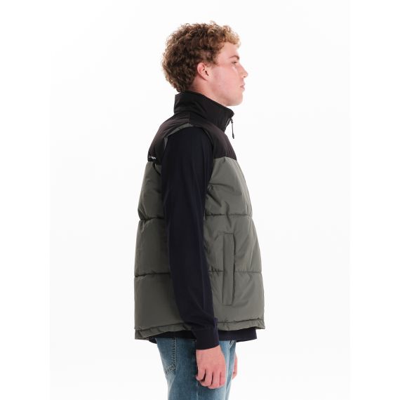 Emerson Ανδρικό Μπουφάν Αμάνικο 242.EM10.78 Olive Black - Μπουφάν στο Bodyman