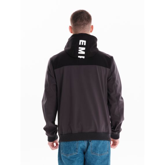 Emerson Ανδρικό Μπουφάν Bonded 242.EM11.10 Dark Grey Black - Μπουφάν στο Bodyman